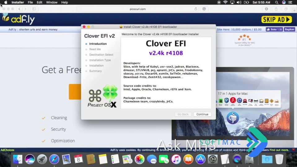 اسکرینشات 3 Clover EFI bootloader