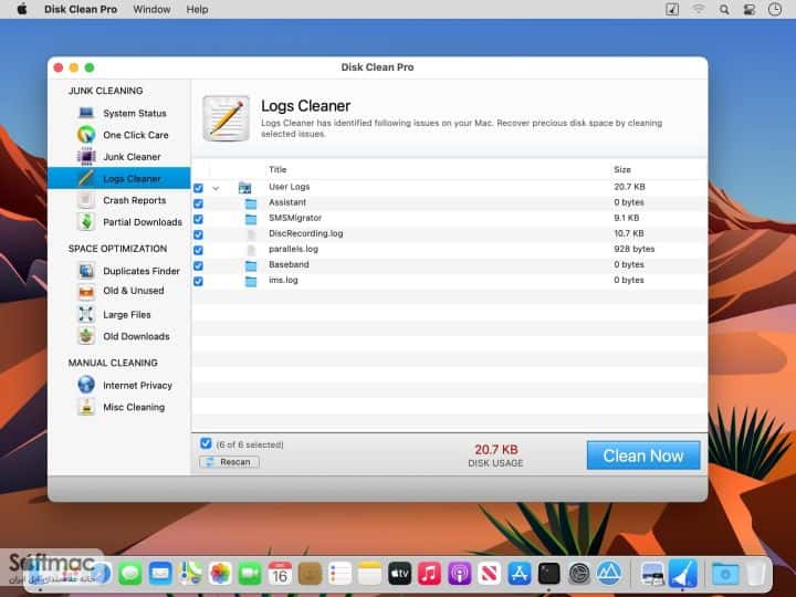 اسکرینشات 2 Disk Cleaner Pro