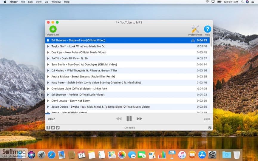 اسکرینشات 1 4K YouTube to MP3