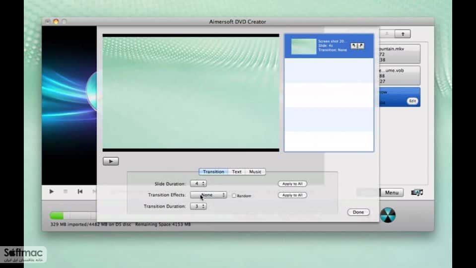 اسکرینشات 3 Aimersoft DVD Creator