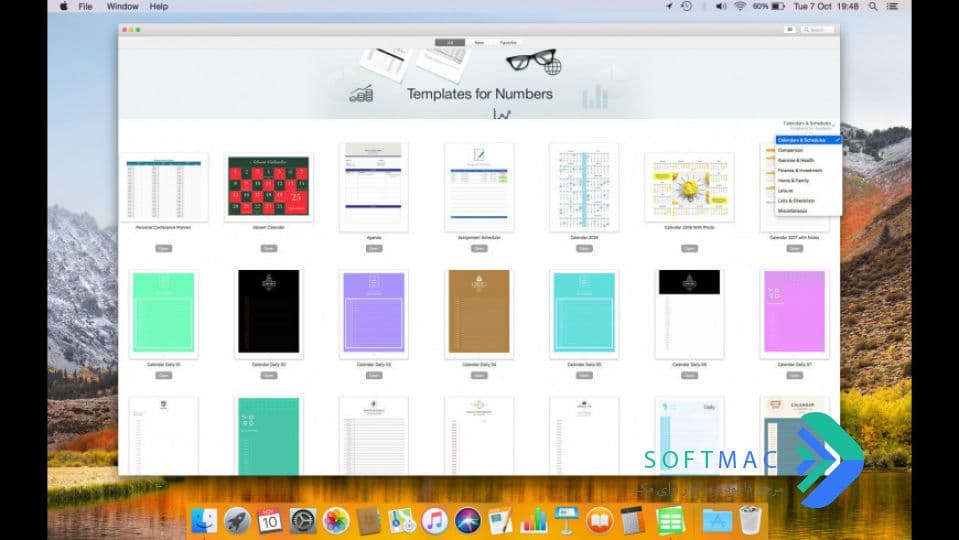 اسکرینشات 1 DesiGN for Numbers Templates