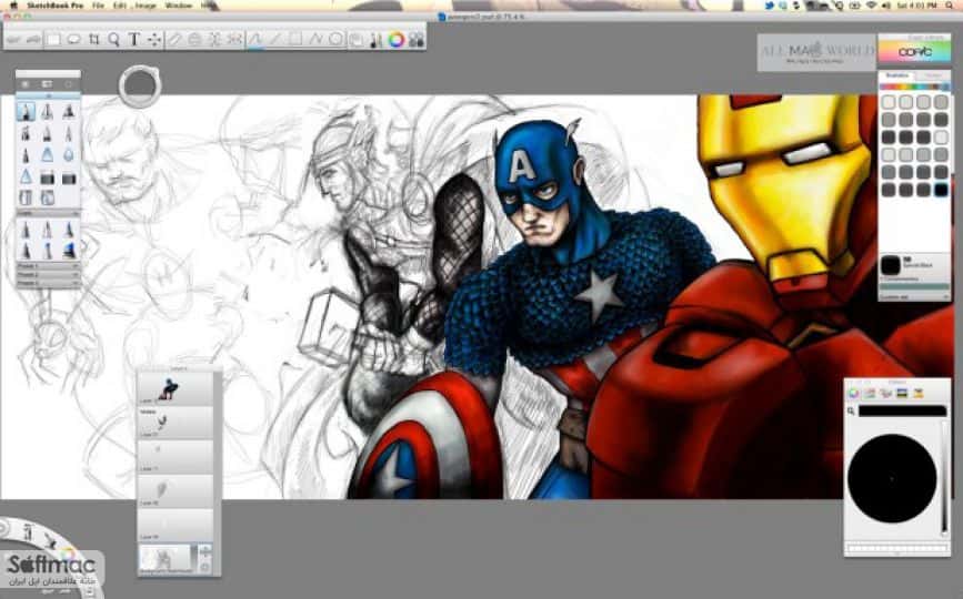 اسکرینشات 3 SketchBook Pro 2021