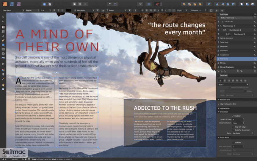 اسکرینشات 2 Affinity Publisher