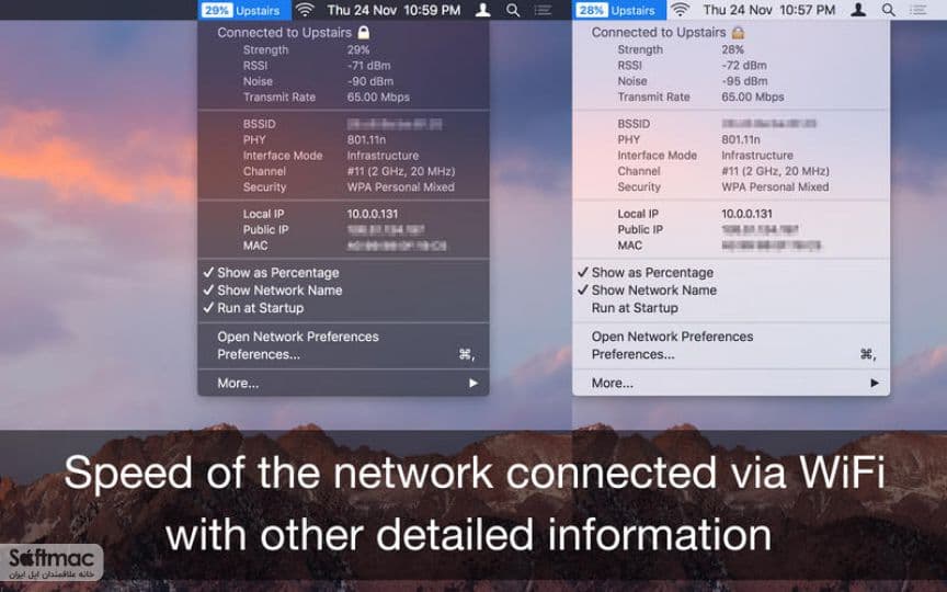 اسکرینشات 1 WiFi Signal Strength Explorer