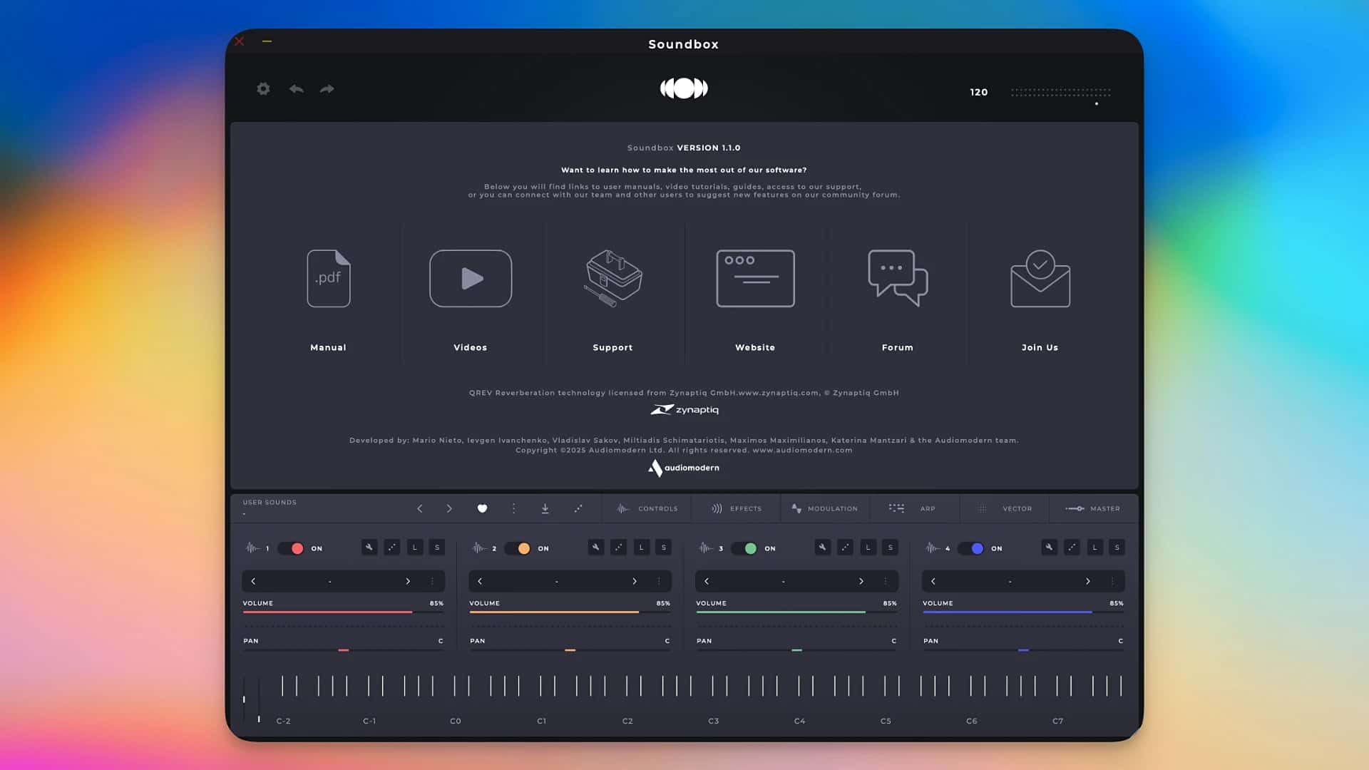 اسکرینشات 3 Audiomodern Soundbox