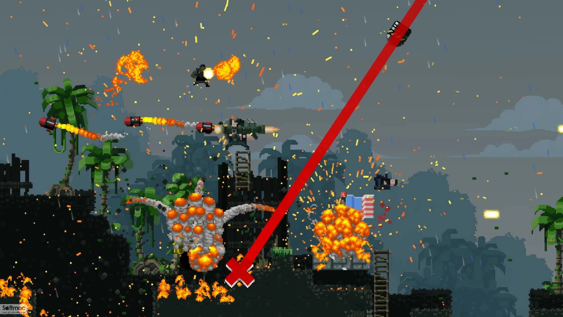 اسکرینشات 1 Broforce