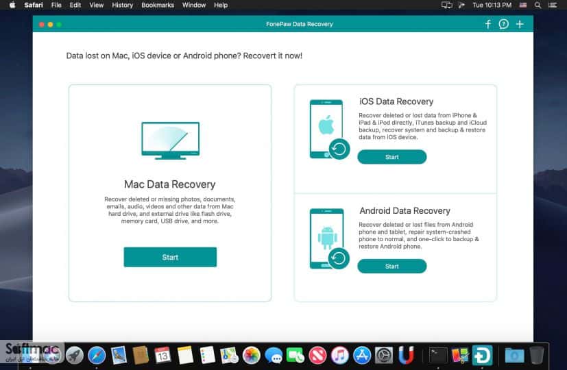 اسکرینشات 3 FonePaw Data Recovery
