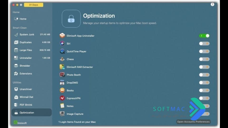 اسکرینشات 1 iMac Cleaner
