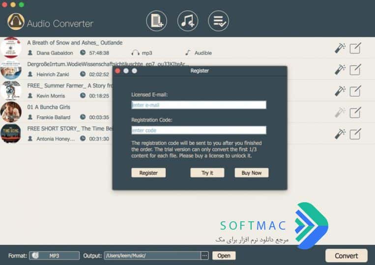 اسکرینشات 2 TunesKit Audio Converter