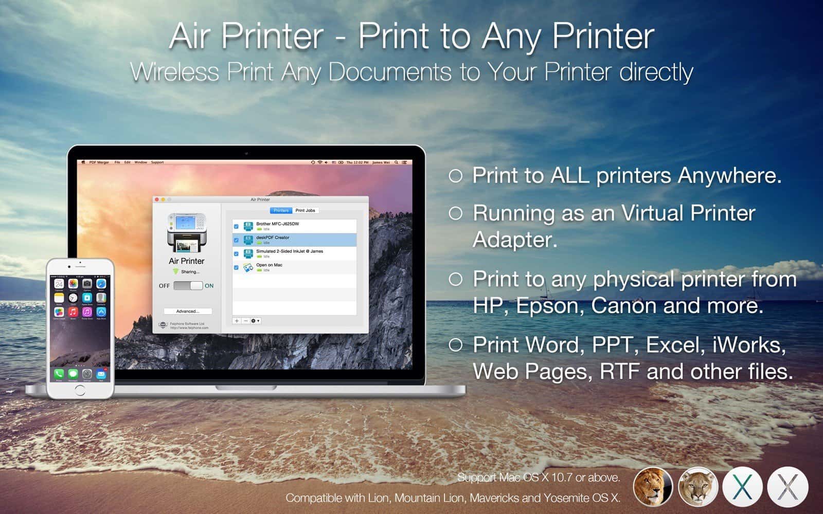 اسکرینشات 2 Air Printer