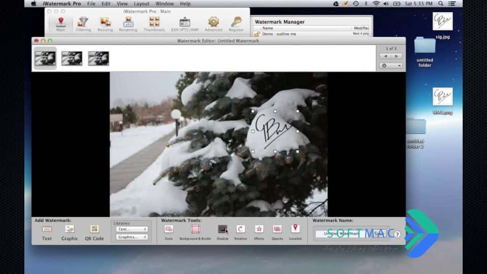 اسکرینشات 6 iWatermark Pro
