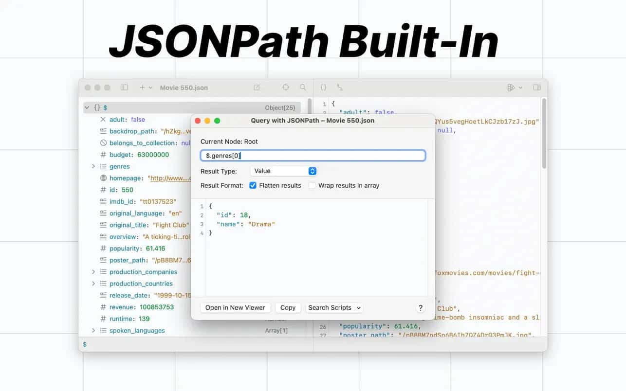 اسکرینشات 3 OK JSON