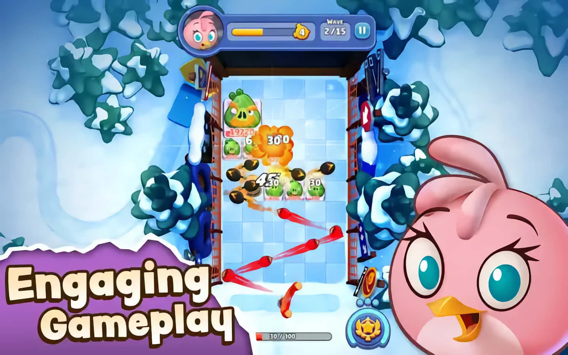 اسکرینشات 2 Angry Birds Bounce