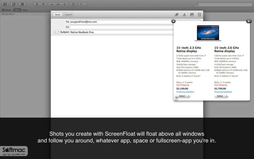 اسکرینشات 2 ScreenFloat