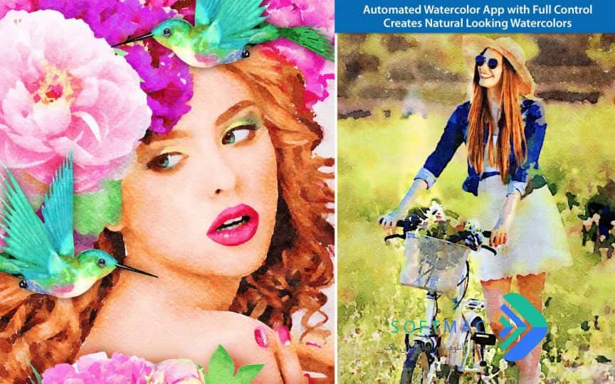 اسکرینشات 3 JixiPix Watercolor Studio Pro