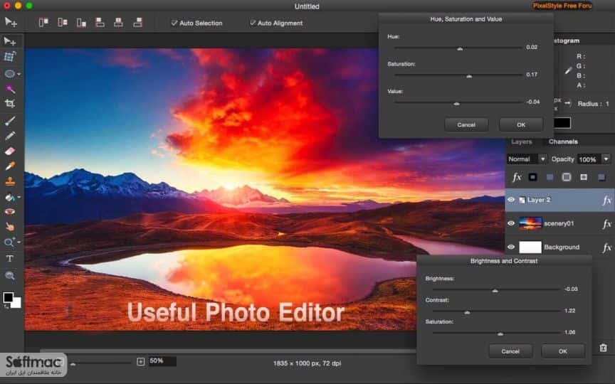 اسکرینشات 3 Pixelstyle Photo Editor