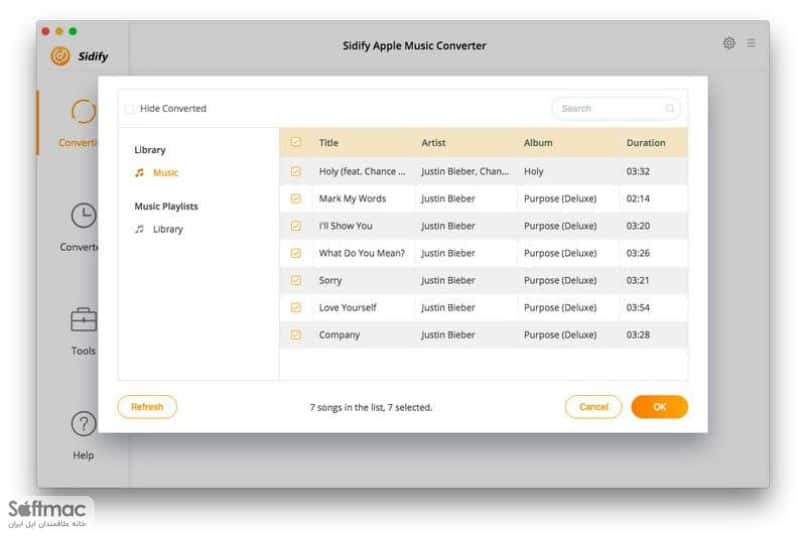اسکرینشات 2 Sidify Apple Music Converter