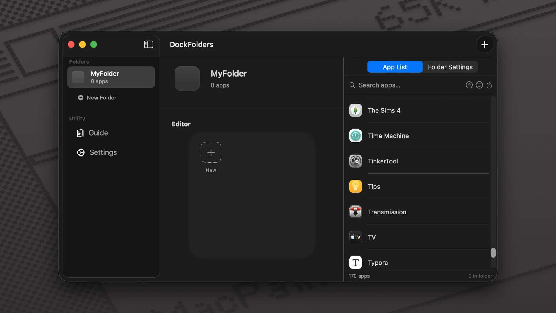 اسکرینشات 2 DockFolders