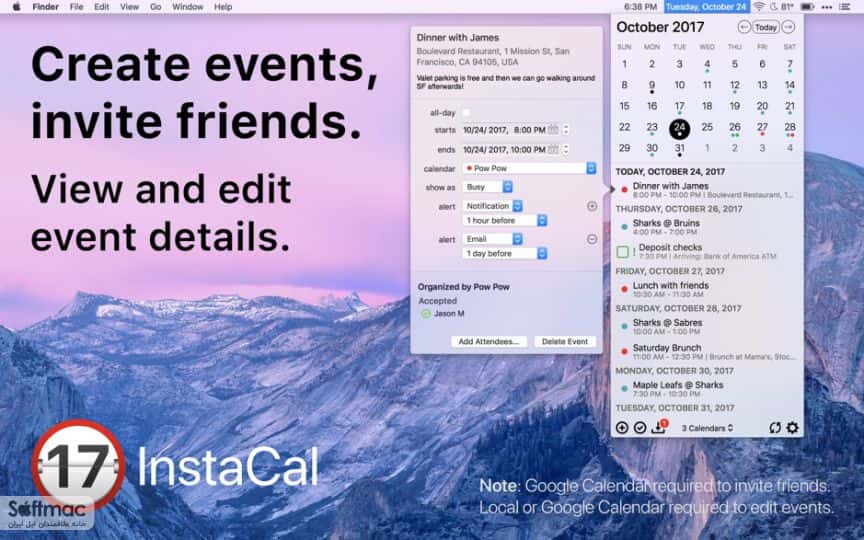 اسکرینشات 2 InstaCal