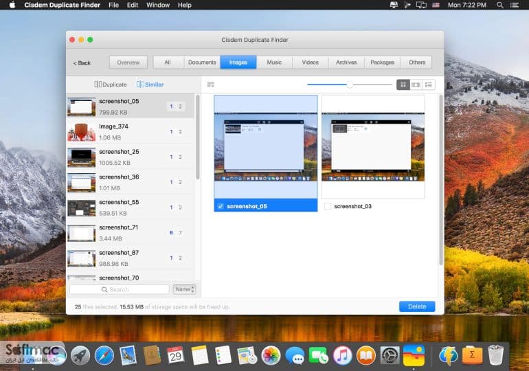 اسکرینشات 1 Cisdem DuplicateFinder