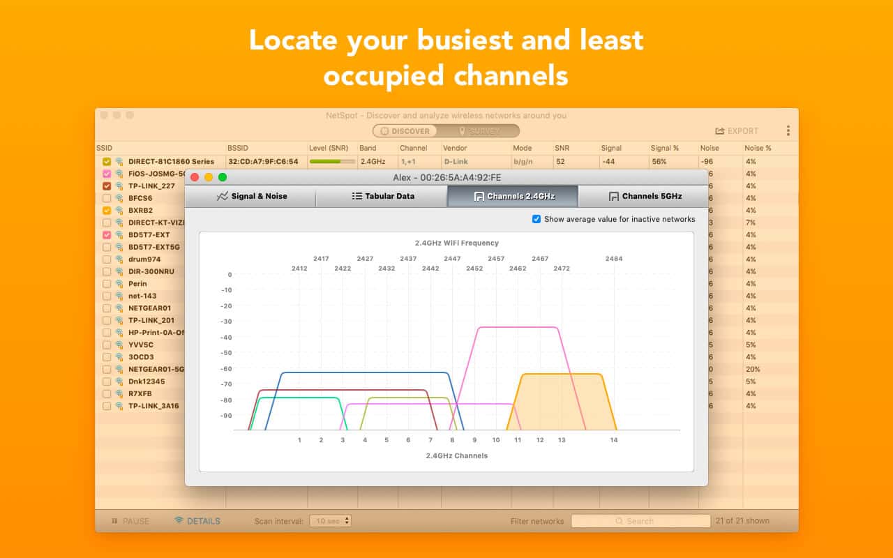 اسکرینشات 3 NetSpot Pro