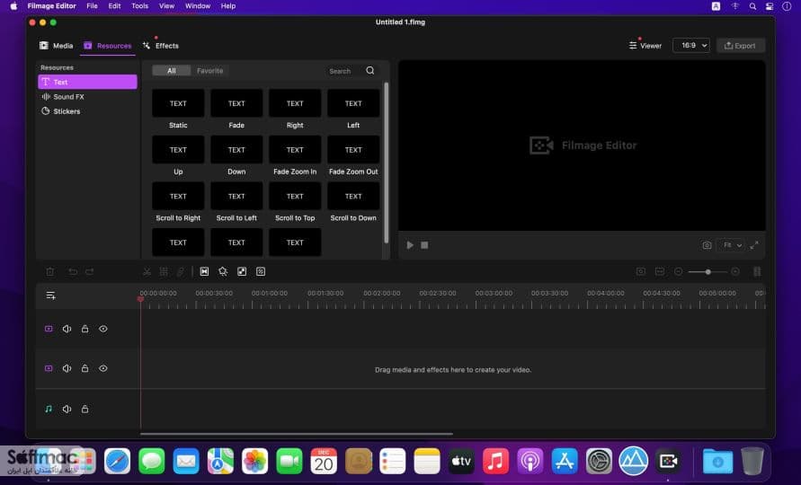 اسکرینشات 1 Filmage Editor