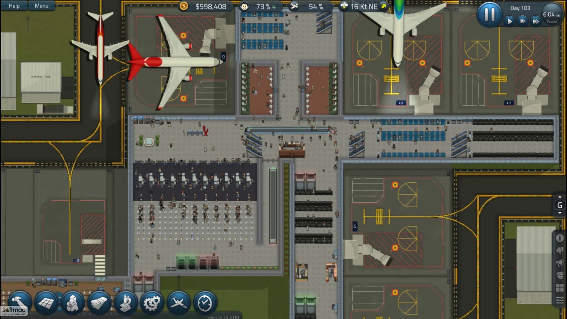 اسکرینشات 3 SimAirport