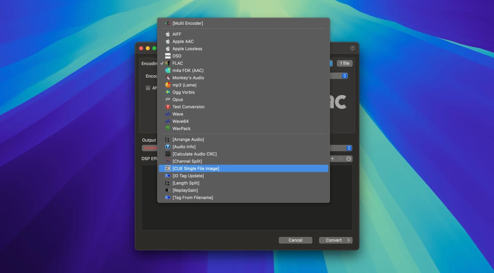 اسکرینشات 1 dbpoweramp music converter