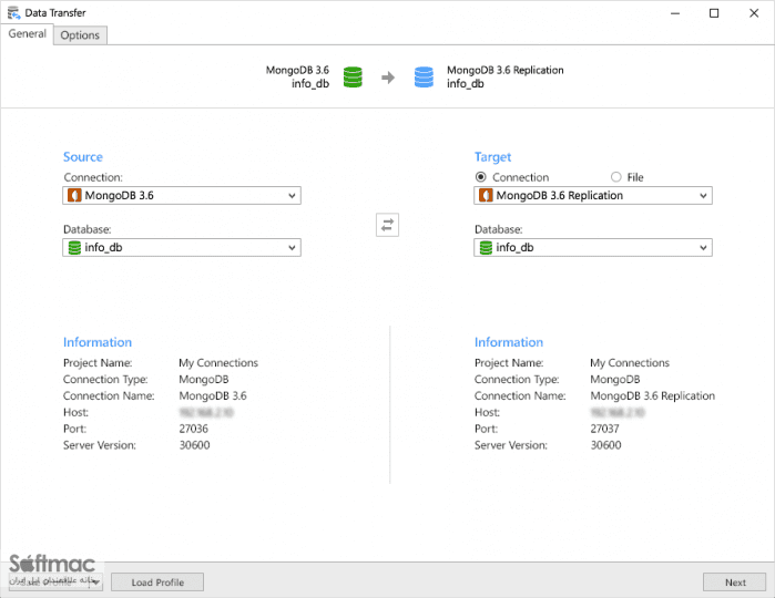 اسکرینشات 3 Navicat for MongoDB