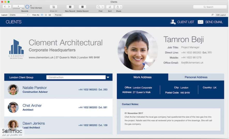 اسکرینشات 3 FileMaker Pro Advanced