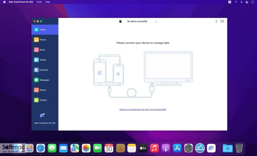 اسکرینشات 3 Aiseesoft Mac FoneTrans