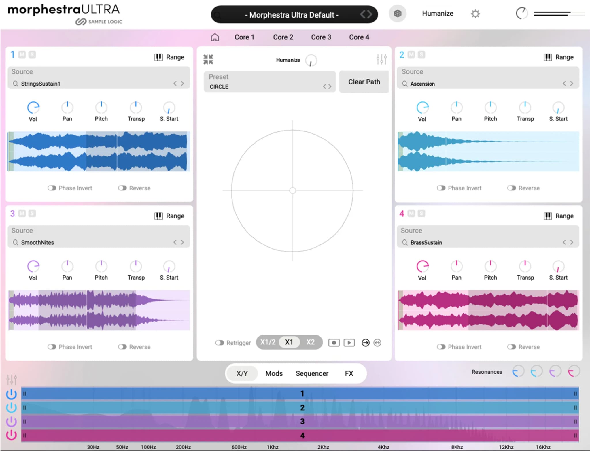 اسکرینشات 1 Sample Logic Morphestra Ultra