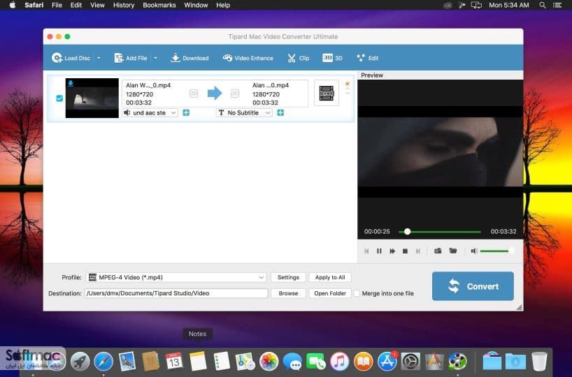 اسکرینشات 1 Tipard Mac Video Converter Ultimate