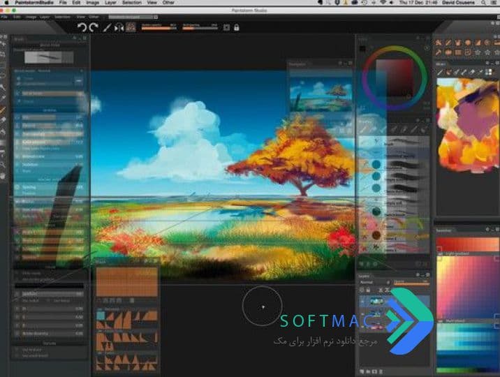 اسکرینشات 1 Paintstorm Studio