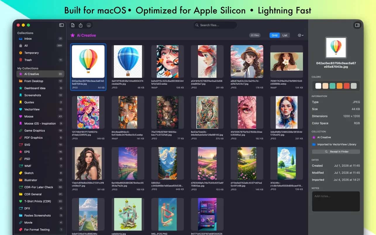 اسکرینشات 3 VectorView