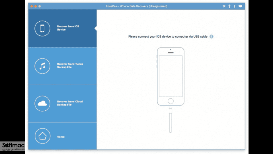 اسکرینشات 2 FonePaw iPhone Data Recovery