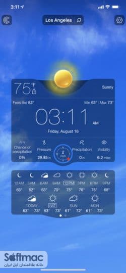 اسکرینشات 1 Weather Live