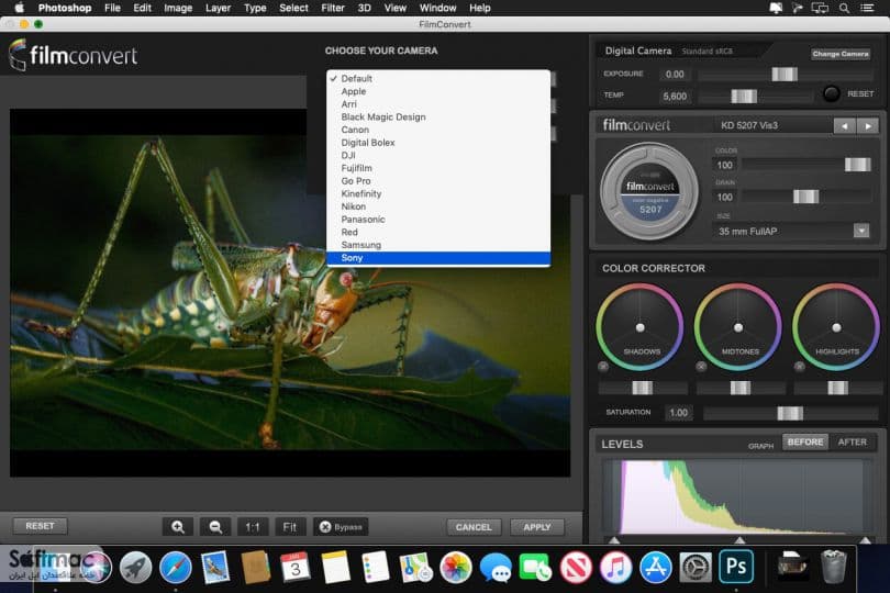 اسکرینشات 1 FilmConvert Pro for Adobe Photoshop