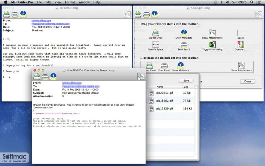 اسکرینشات 3 MailRaider Pro
