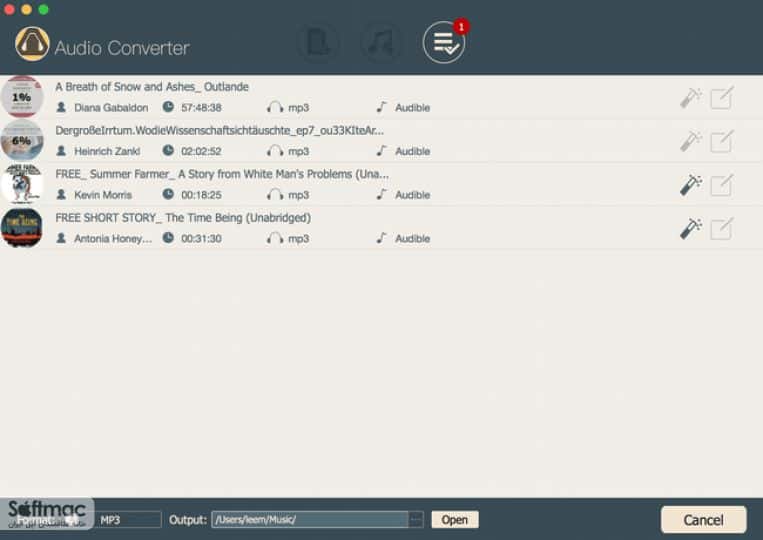 اسکرینشات 2 Viwizard Audio Converter