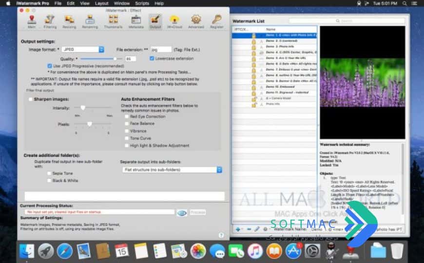 اسکرینشات 2 iWatermark Pro
