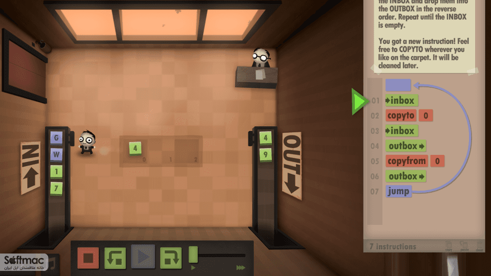 اسکرینشات 2 Human Resource Machine