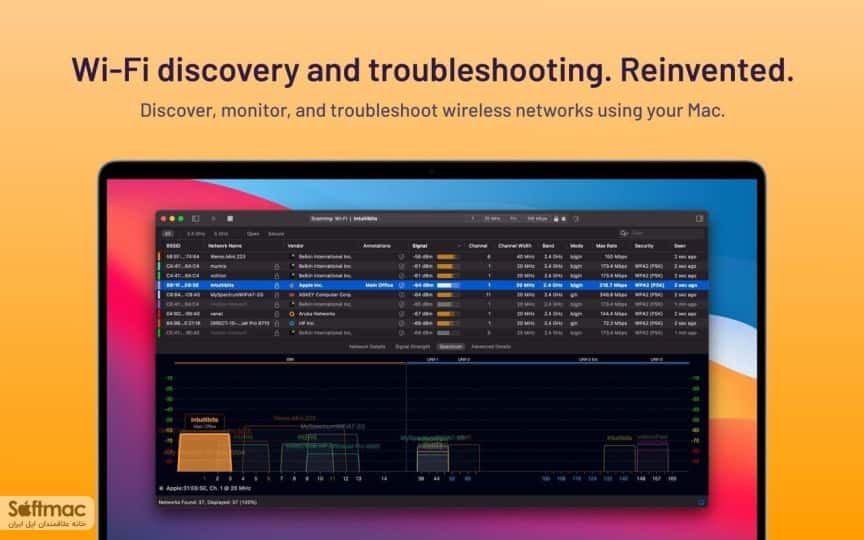 اسکرینشات 3 WiFi Explorer Pro