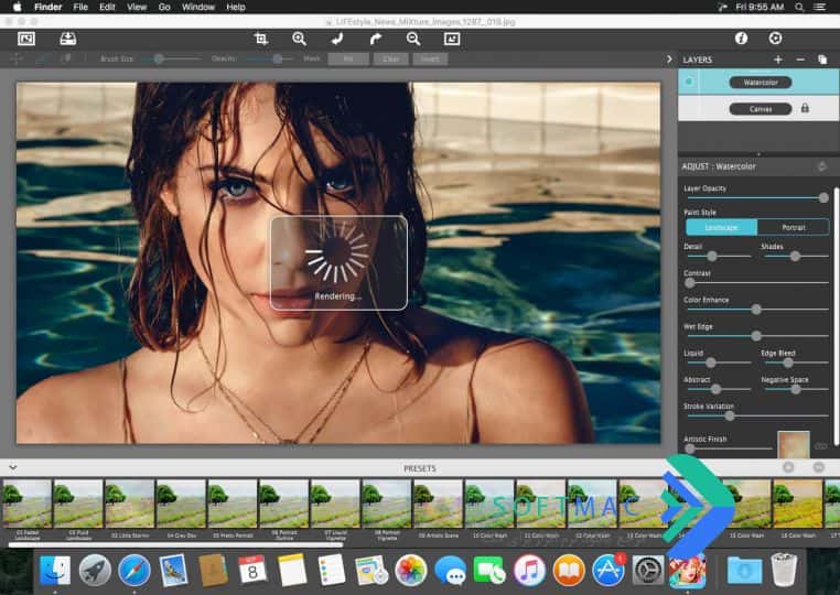 اسکرینشات 2 JixiPix Watercolor Studio Pro