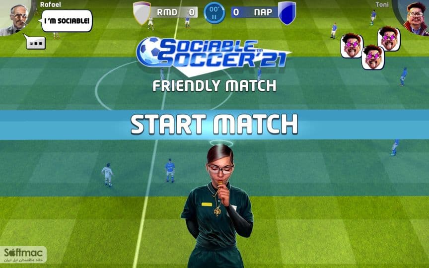 اسکرینشات 1 Sociable Soccer