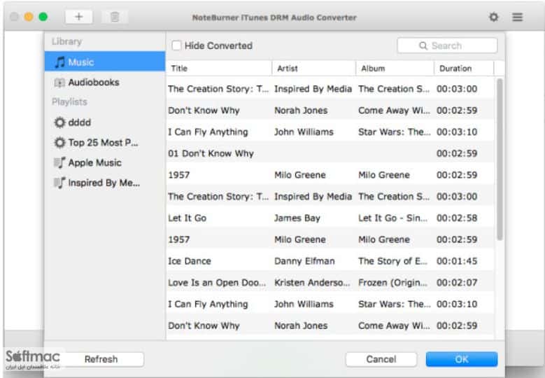 اسکرینشات 2 NoteBurner iTunes Audio Converter