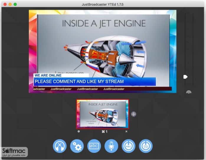 اسکرینشات 2 JustBroadcaster for YouTube