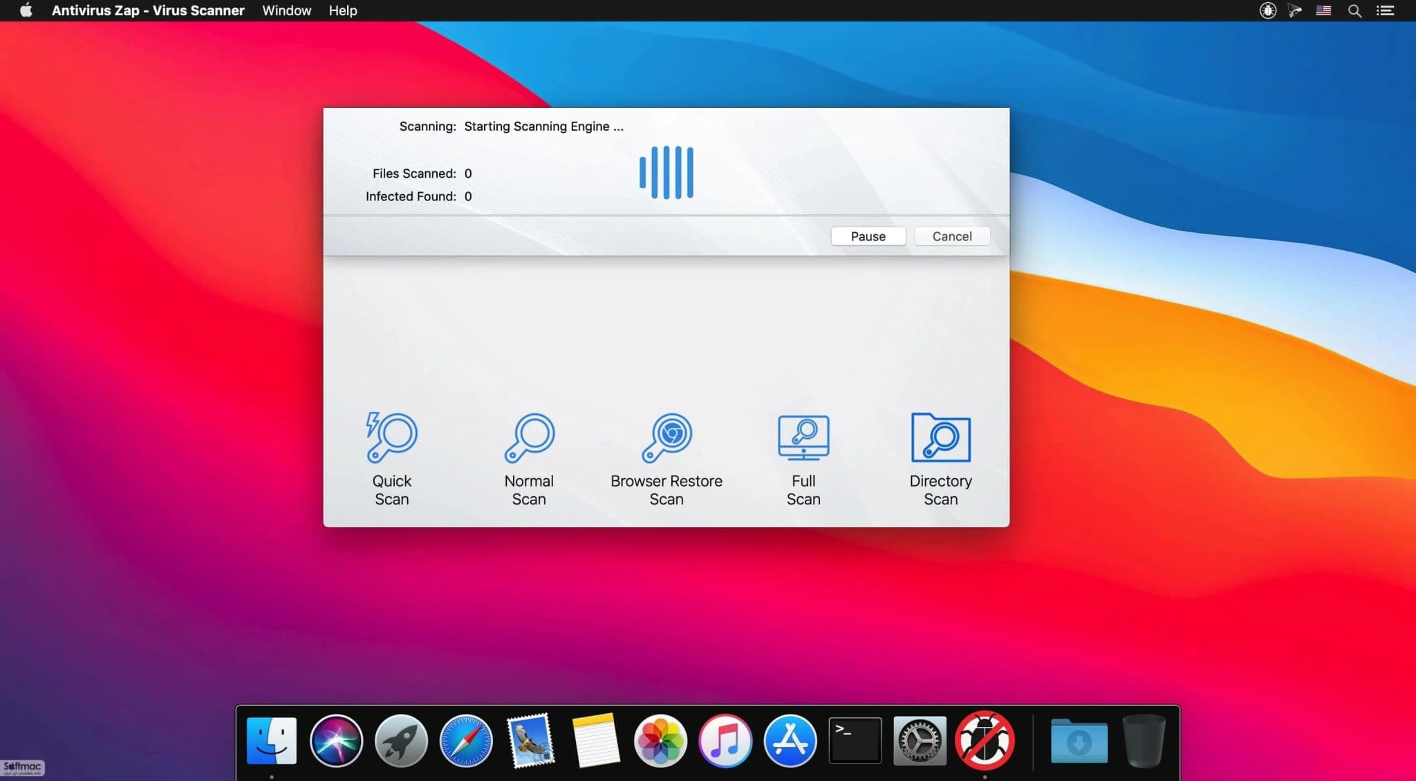 اسکرینشات 1 Antivirus Zap