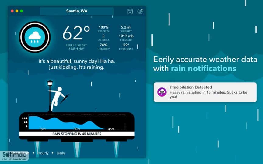 اسکرینشات 2 CARROT Weather