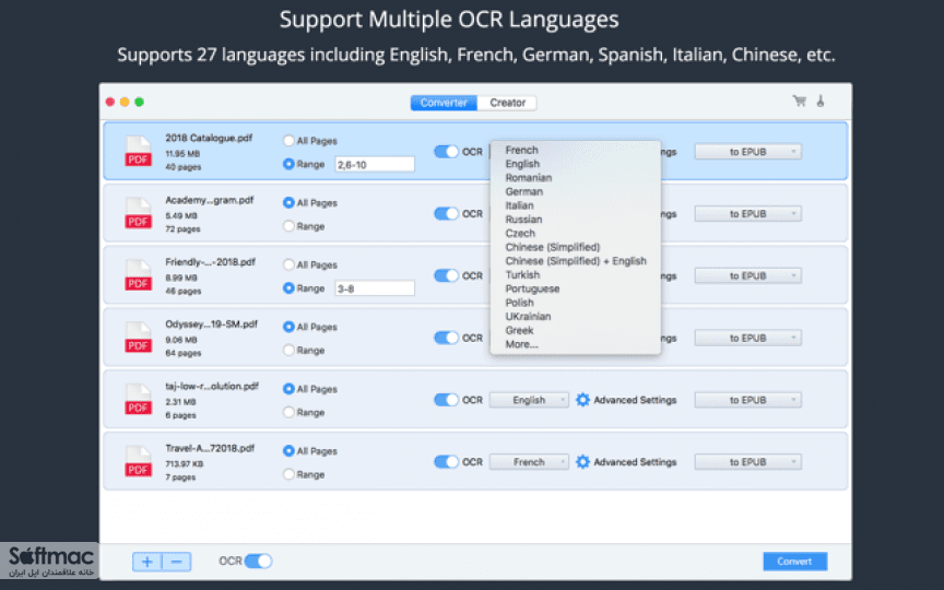 اسکرینشات 1 PDF Converter OCR